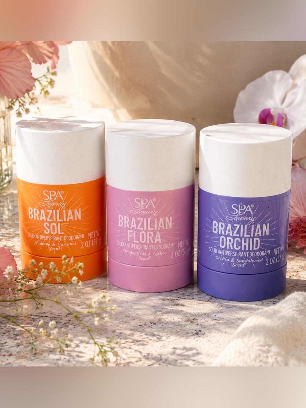 TikTok Viral Spa Luxury deodorant trio